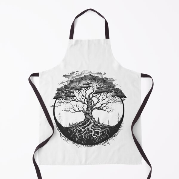 Item preview, Nordic Mythology black and white vikings high quality designed and sold by Tomioka-Art.