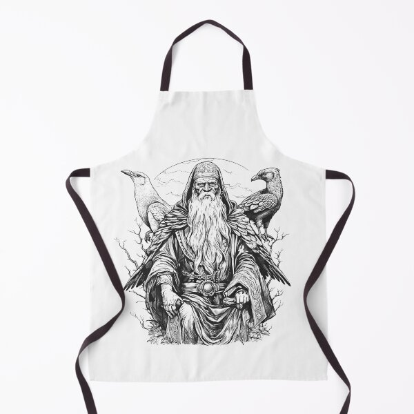 Item preview, Nordic Mythology black and white vikings high quality designed and sold by Tomioka-Art.