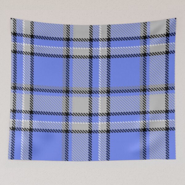 Item preview, Kooky Big Tartan Blue designed and sold by Quooki.