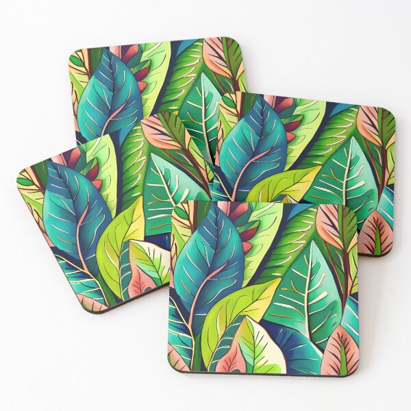 Item preview, Botanical Leaf Print Pattern designed and sold by WitchyWare.