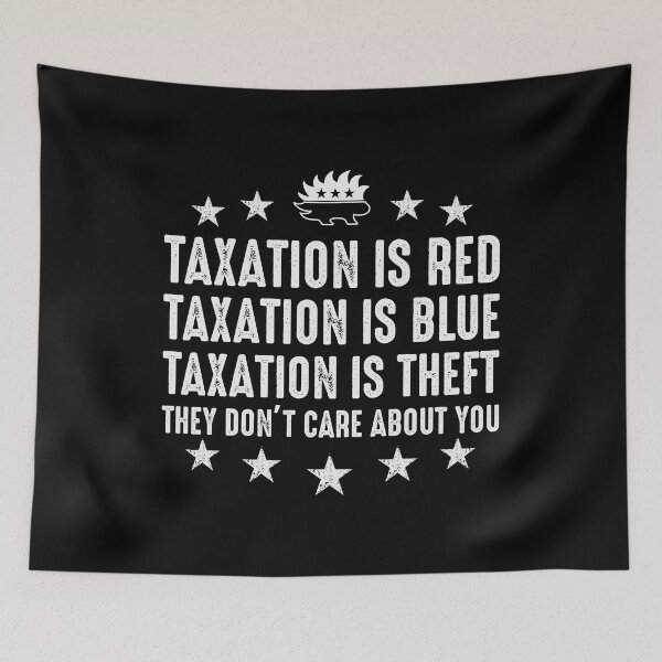 Item preview, Taxation is red,taxation is blue... designed and sold by iskapa.