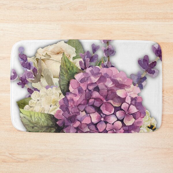 Item preview, Sabrina Farmer Art - Rose and Hydrangea - Vintage Bouquet  designed and sold by sabrinart42.