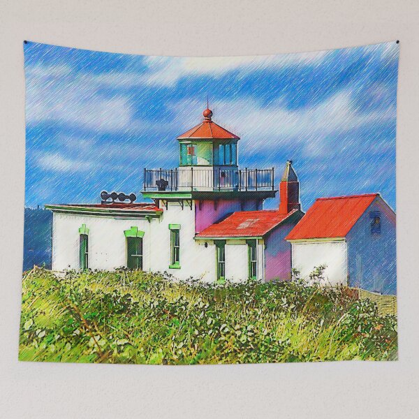 Item preview, Sketched West Point Lighthouse designed and sold by KirtTisdale.