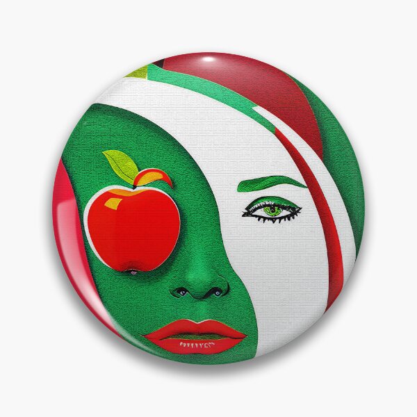 Item preview, Crescent and an Apple designed and sold by The Bubble 1307.