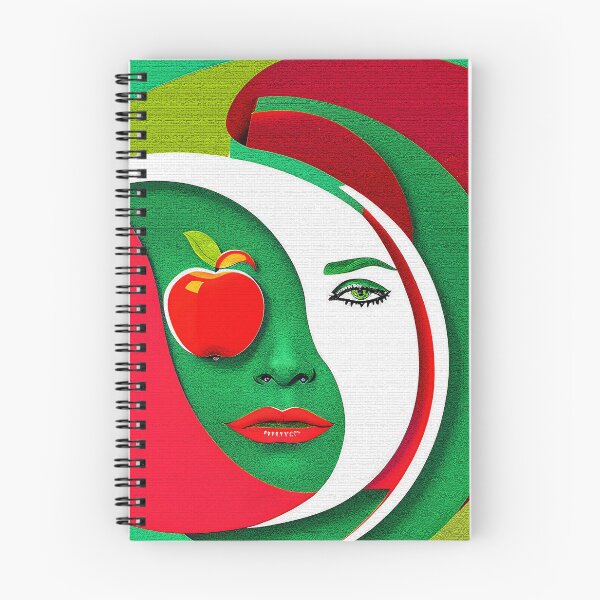 Item preview, Crescent and an Apple designed and sold by The Bubble 1307.