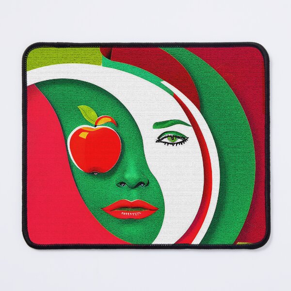 Item preview, Crescent and an Apple designed and sold by The Bubble 1307.