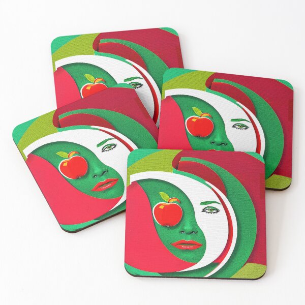 Item preview, Crescent and an Apple designed and sold by The Bubble 1307.