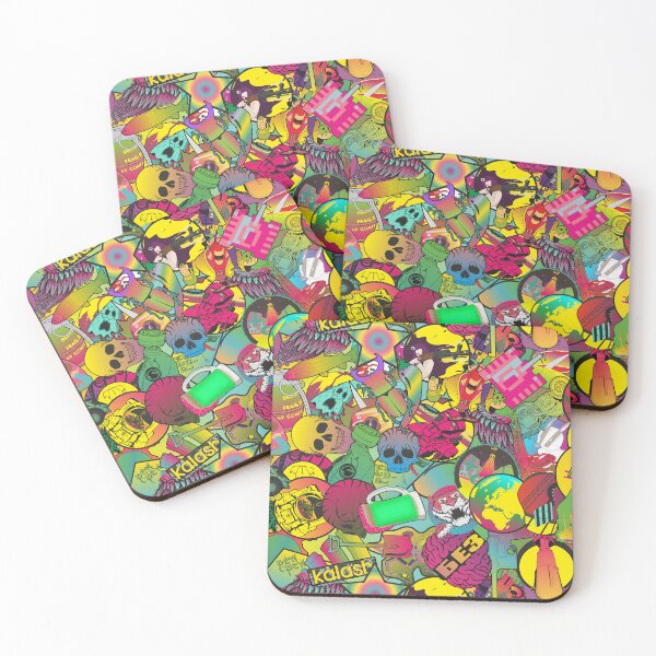 Item preview, Bombardeo de pegatinas de colores designed and sold by FAawRay.