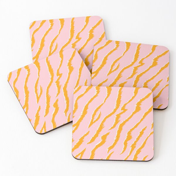 Item preview, Tiger Stripes (Pink and Marigold) designed and sold by illucalliart.