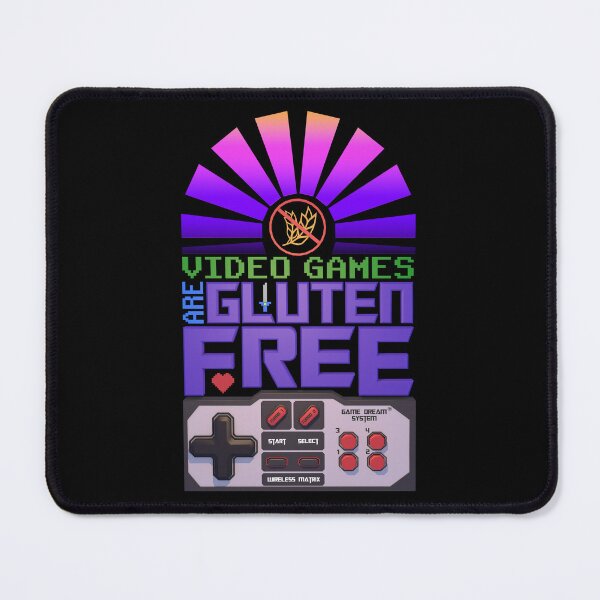 Item preview, Video Games are Gluten Free designed and sold by PolygonWorkshop.