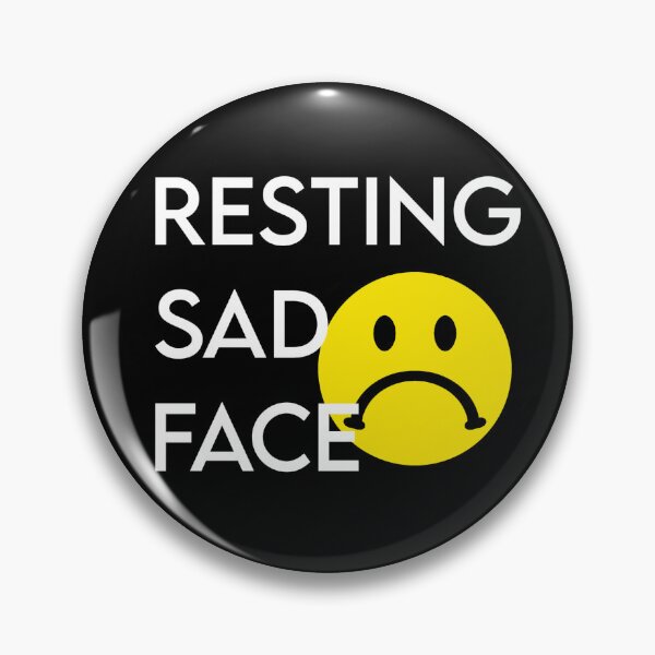 Item preview, Resting Sad Face designed and sold by tys-designs.