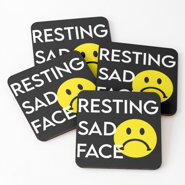 Item preview, Resting Sad Face designed and sold by tys-designs.
