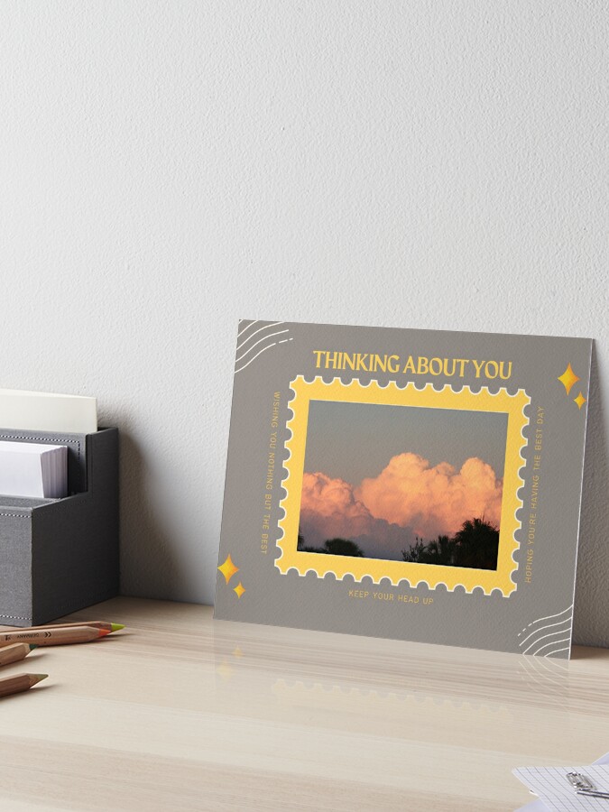 Thinking of You Postcard (Frame)