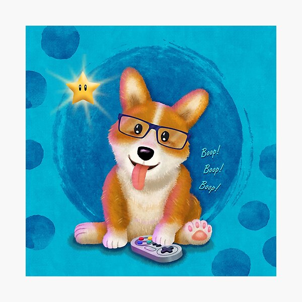 Gaming Corgi - The Cutest Gamer Pup! Poster for Sale by Epicsessed