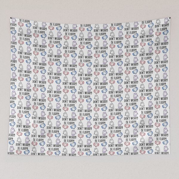 Item preview, Don't Worry Be Flappy designed and sold by TheAnimalZ00.