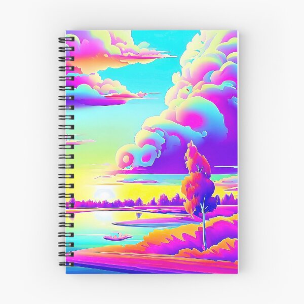 Item preview, Evening on the Lake Pop Art Landscape designed and sold by LaRoach Digital Arts.
