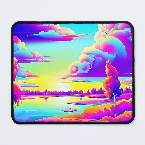 Item preview, Evening on the Lake Pop Art Landscape designed and sold by LaRoach Digital Arts.