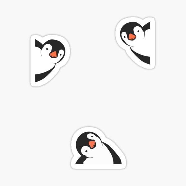 Item preview, Happy Little Cute Penguin Greeting designed and sold by ABCDeep.