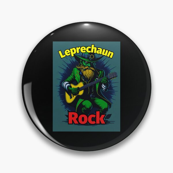 Artikelvorschau, Kobold-Rock-Gitarren-Grün-Gelb-Bart entworfen und verkauft von IrishPOD.