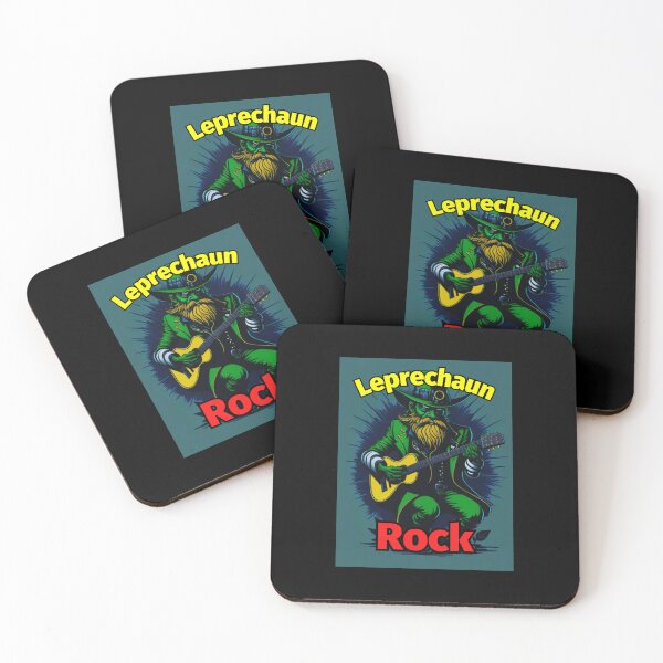 Artikelvorschau, Kobold-Rock-Gitarren-Grün-Gelb-Bart entworfen und verkauft von IrishPOD.