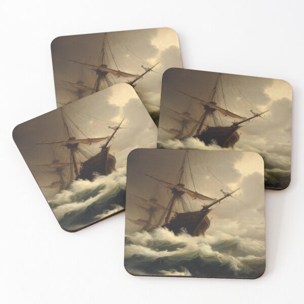 Item preview, Nave en mares tormentosos designed and sold by Donkey's Salad.