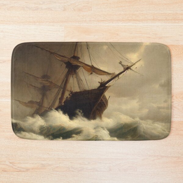 Item preview, Ship in stormy seas designed and sold by Donkey's Salad.