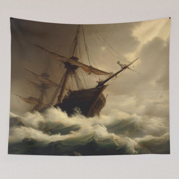 Item preview, Nave en mares tormentosos designed and sold by Donkey's Salad.