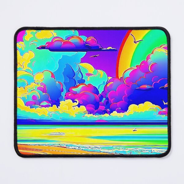 Item preview, Rainbow Beach Pop Art Landscape designed and sold by LaRoach Digital Arts.