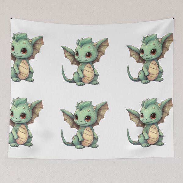 Item preview, Adorable Baby Dragon designed and sold by CuteAnimalPrint.