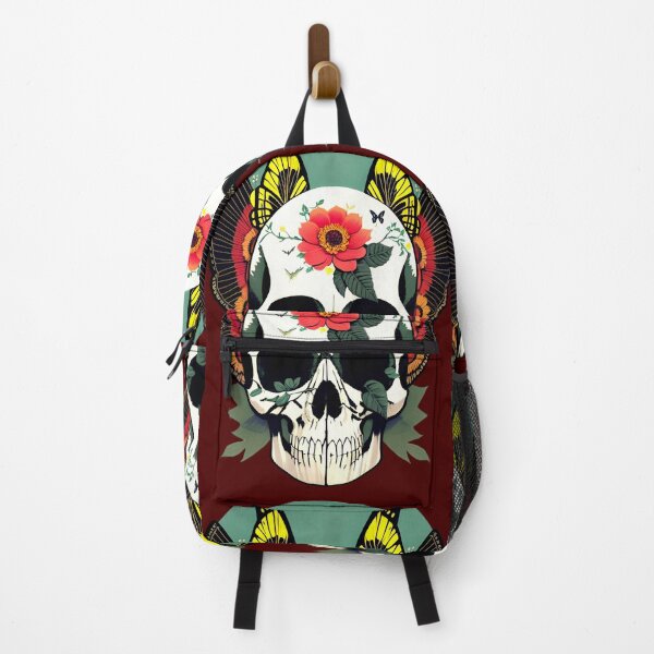 Item preview, Butterfly Flower Skull designed and sold by McCallnWaldo.