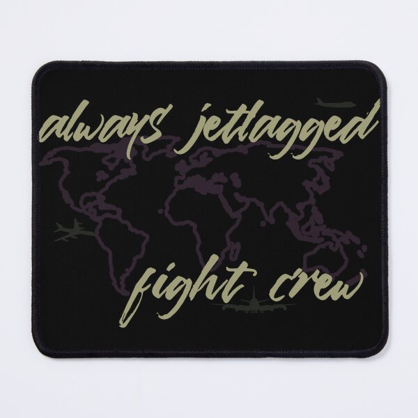 Item preview, Flight Crew always jetlagged Pilot Cabin Crew First Officer Captain jetlag designed and sold by AviationArtists.