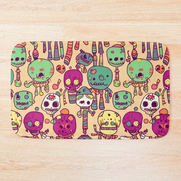Item preview, Cute Art Cartoon Skeletons Pattern #26 designed and sold by Pexelpanoramas.