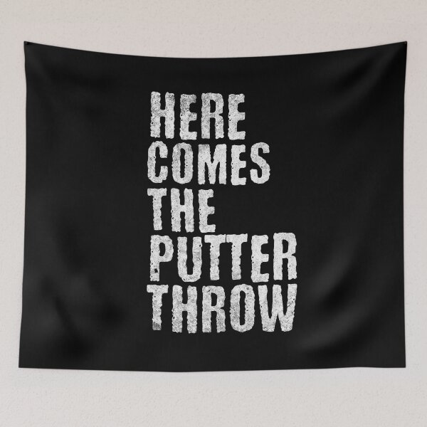 Item preview, Here Comes The Putter Throw designed and sold by PlayfulPrint.