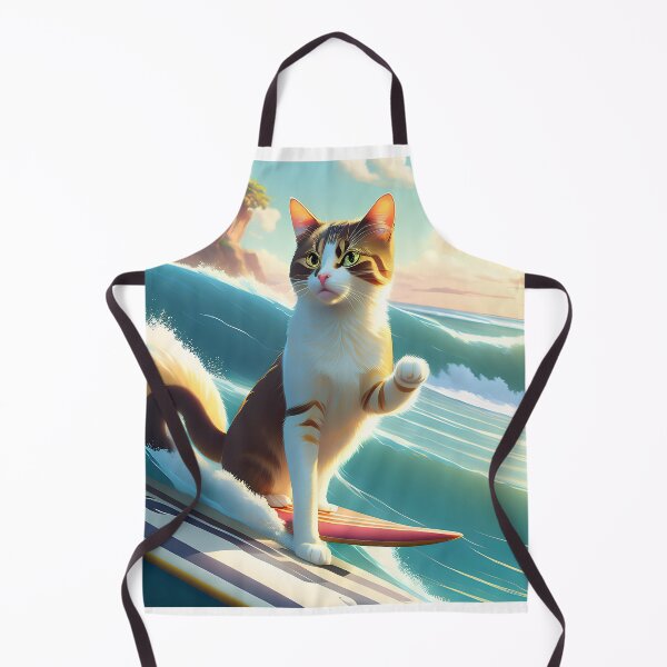 Item preview, Let's Surf With Cat Miaw designed and sold by AgataKaja.