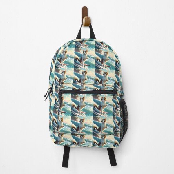 Item preview, Let's Surf With Cat Miaw designed and sold by AgataKaja.
