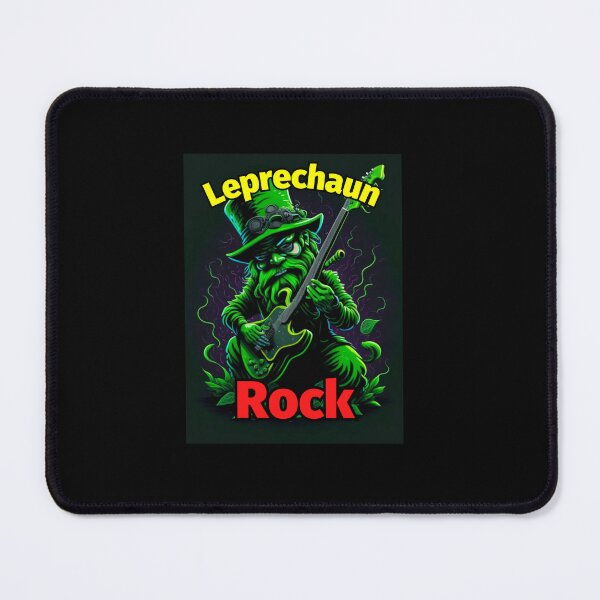 Item preview, Leprechaun Rock Guitar Green designed and sold by IrishPOD.
