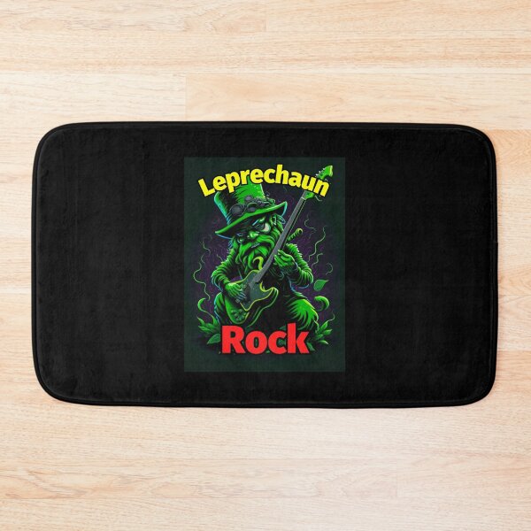 Item preview, Leprechaun Rock Guitar Green designed and sold by IrishPOD.