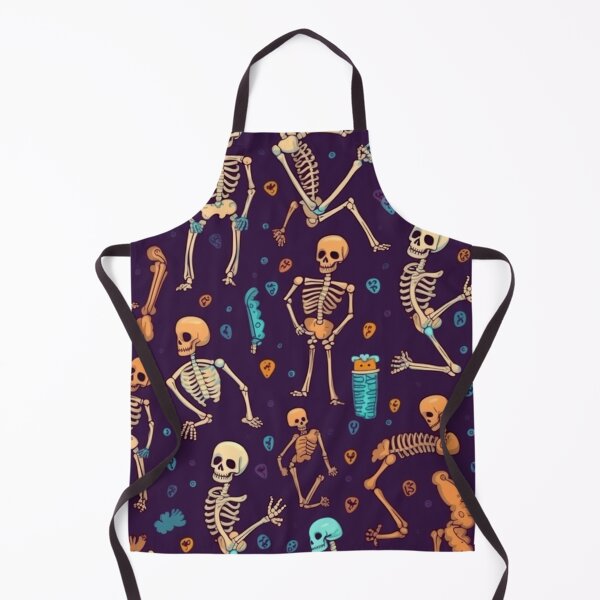 Item preview, Funny Whimsical Cartoon Skeletons Pattern #27 designed and sold by Pexelpanoramas.