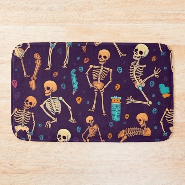Item preview, Funny Whimsical Cartoon Skeletons Pattern #27 designed and sold by Pexelpanoramas.