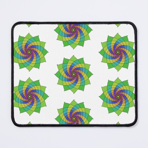 Item preview, Green mandala spiral designed and sold by hallas2b.