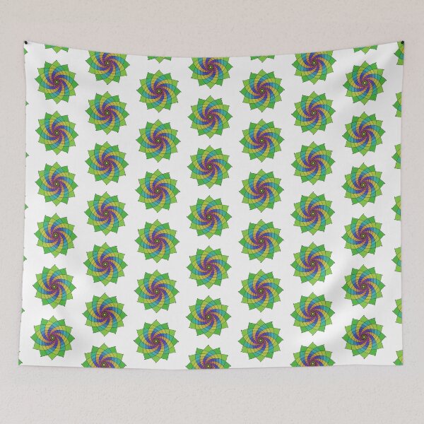 Item preview, Green mandala spiral  designed and sold by hallas2b.