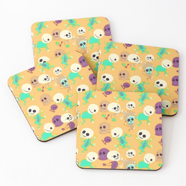 Item preview, Funny Cartoon Cute Skeletons Pattern Art Design #28 designed and sold by Pexelpanoramas.