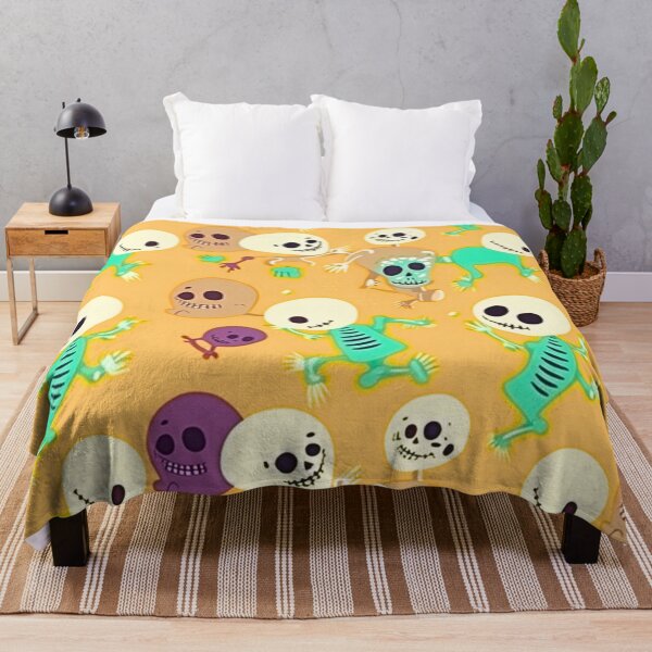 Item preview, Funny Cartoon Cute Skeletons Pattern Art Design #28 designed and sold by Pexelpanoramas.