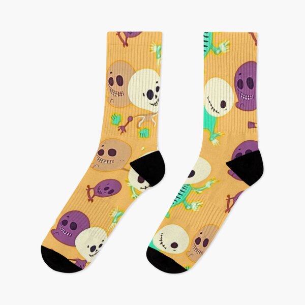 Item preview, Funny Cartoon Cute Skeletons Pattern Art Design #28 designed and sold by Pexelpanoramas.