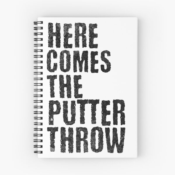 Item preview, Here Comes The Putter Throw - Funny Golf Quote designed and sold by PlayfulPrint.