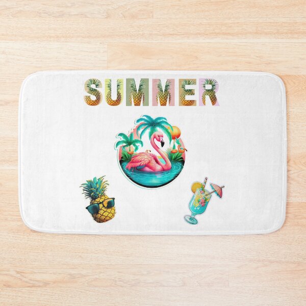 Item preview, Sweet Summer Patterns of Flamingo, Pineapples and Pool-Side Cocktail Stickers Pack designed and sold by AdiRemba.