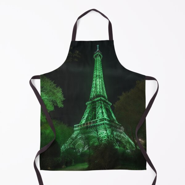 Item preview, Green Parisian Icon: Eiffel Tower Enchantment designed and sold by Splash-Arts.