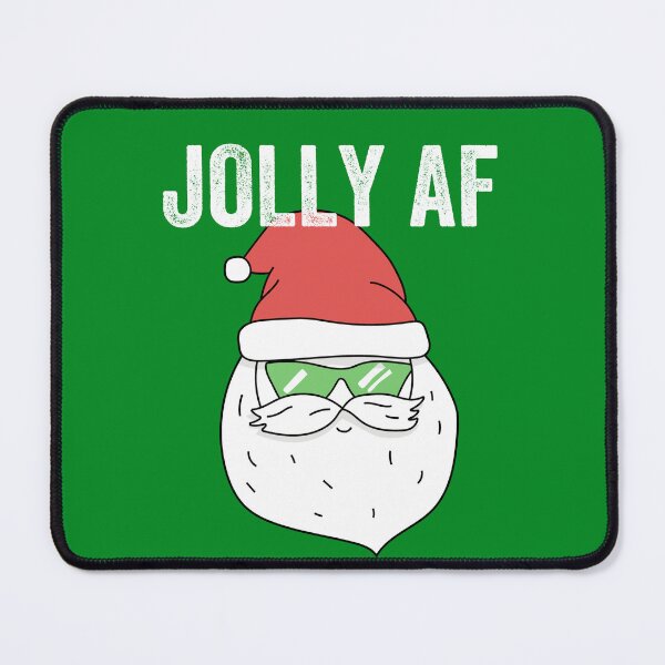 Item preview, Jolly AF Funny Santa Christmas Holiday Sarcastic Humor designed and sold by StudioTina.