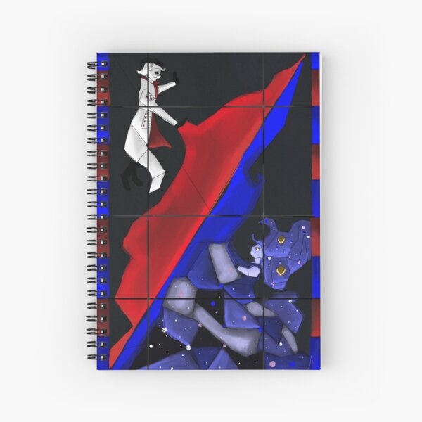 Stained Glass Mythology Spiral Notebook