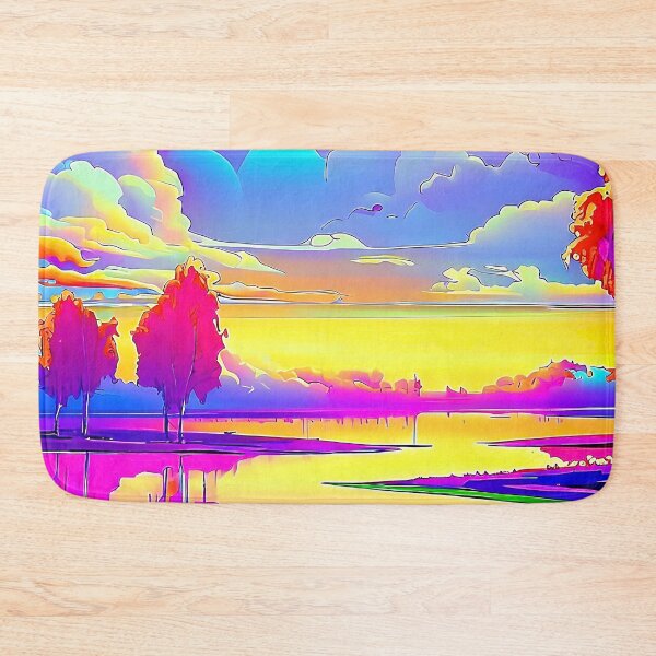 Item preview, Willow Lake Pop Art Landscape designed and sold by LaRoach Digital Arts.